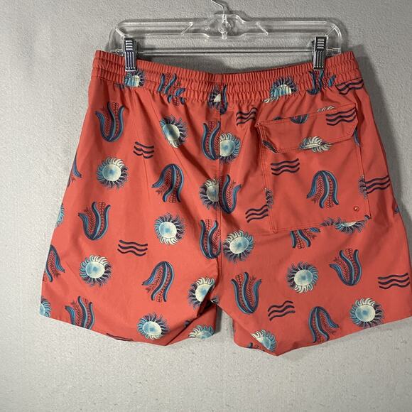 Patagonia Swim Trunks Surf Board Shorts Red Blue Men’s Size Medium - Picture 2 of 5